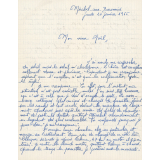 Lettre d'un instituteur de la Drôme à un ancien normalien