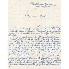 Lettre d'un instituteur de la Drôme à un ancien normalien