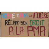Homme trans en colère réclame son droit à la PMA