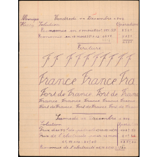 Cahier du jour