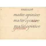 Lignes d'écriture