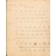 Cahier d'écriture