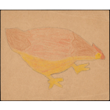 Dessin d'une poule