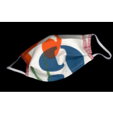 Masque pédiatrique en tissu imprimé