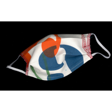 Masque pédiatrique en tissu imprimé
