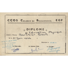 Diplôme de Education Physique