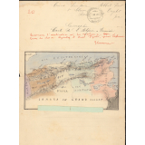 Géographie, carte de l'Algérie-Tunisie
 