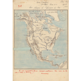 Carte physique de l'Amérique du Nord
 