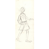 Modèle de jupe et veste