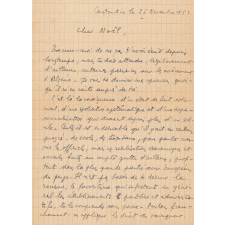 Lettre d'un instituteur algérien à un ancien camarade normalien sur les événements d'Algérie