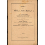 Abrégé de la Théorie de la Musique.