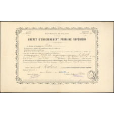 Brevet d'enseignement primaire supérieur.