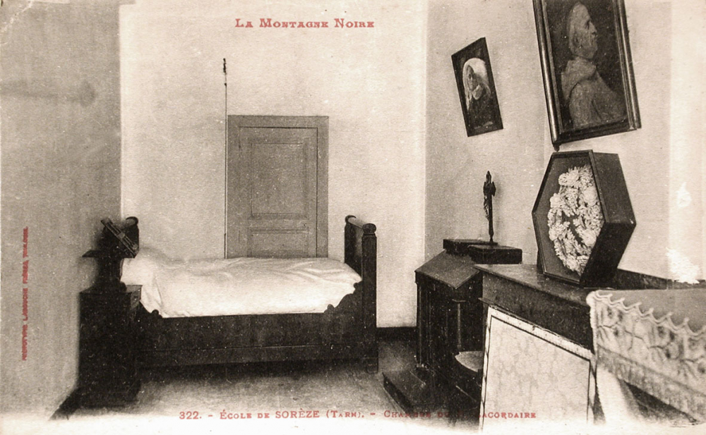 La Montagne Noire - 322 - Ecole de Sorrèze (Tarn) - Chambre de Lacordaire.