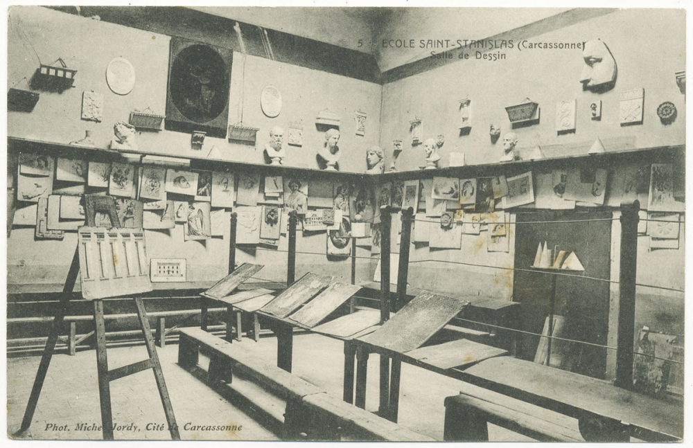 5 - Ecole Saint-Stanislas (Carcassonne) - Salle de Dessin.