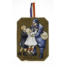 Insigne de quête de la Journée Nationale des Tuberculeux Anciens Militaires. 