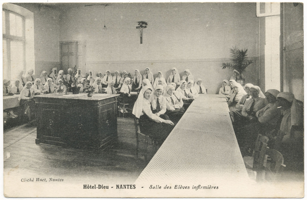 Hôtel-Dieu - Nantes - Salle des Elèves infirmières.