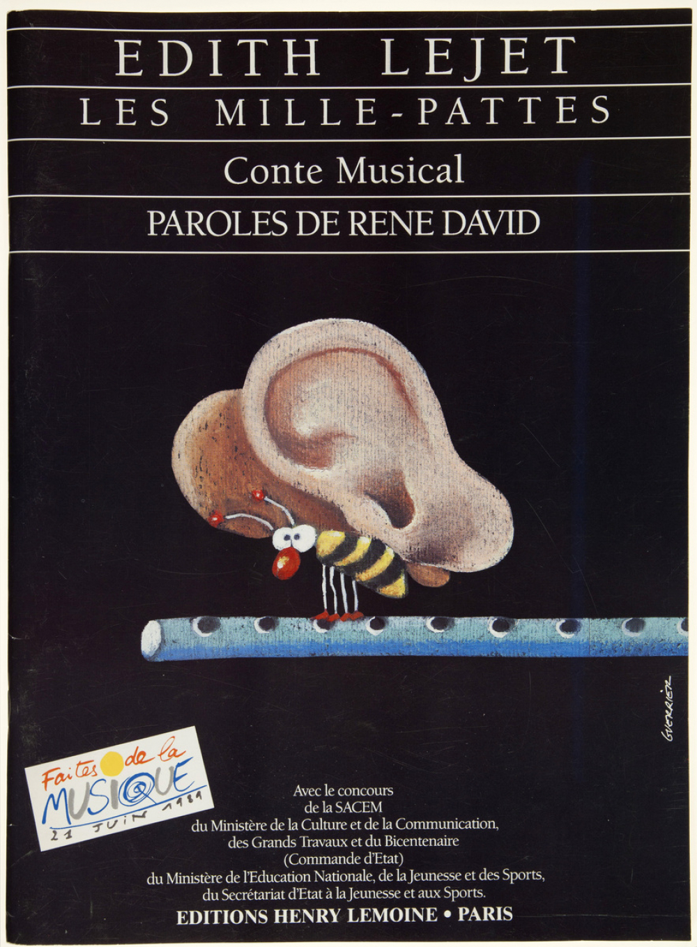 Les Mille-Pattes. Conte Musical.