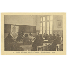 19 - Ecole Normale d'Institutrices - Salle des Cours, 3e année.