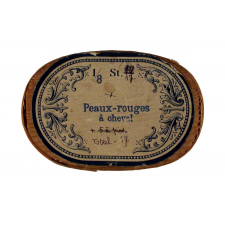 Peaux-rouges à cheval.