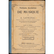 Notions scolaires de musique. Première année. Livre de l'élève.