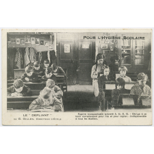 Pour l'hygiène scolaire - Le Dépliant de G.Gilles, Directeur d'Ecole.