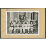 Ecole de filles du Houlme : photo de classe.