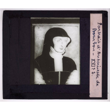 Le Musée de Cluny. Portrait d'Antoinette de Bourbon, XVIe siècle.
