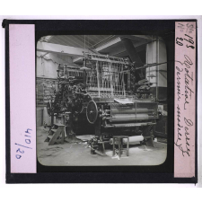 L'Imprimerie des origines à 1900. Rotative Derriey (dernier modèle).