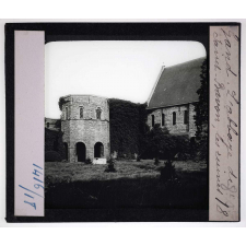 Gand. L'abbaye de Saint-Bavon, les ruines.