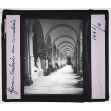 L'Italie. Gènes, Galerie du cimetière.