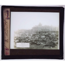 Guerre des Boërs. Johannesburg. Le Marché.