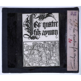 Origines de l'imprimerie en France. Les quatre fils Aymon.