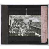 La Galvanoplastie et l'éclairage électrique. Salle des dynamos à l'Opéra de Paris.