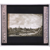Goethe (I). Weimar von Osten 1778. Stich v. G.M. Kraus. Leipzig, Slg. Kippenberg. Weimar vue de l'est. Gravure G.M. Kraus.