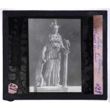Athènes antique. Statue d'Athéna.