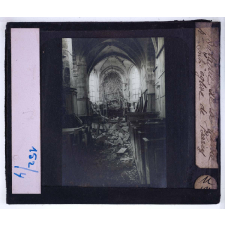 La Bataille de la Marne. Le théâtre des combats de 1915. Intr église de Barcy.
