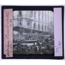 Salonique. L'avion abattu.