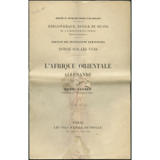 L'Afrique orientale allemande. Notices sur les vues.