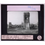 Le Pas-de-Calais en 1918. Béthune. Aspect de la Grand'Place.
