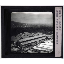 Chamonix et la vallée de l'Arve. Chedde. Usine électro-chimique.