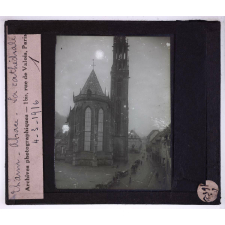 En Alsace reconquise. Thann. La Cathédrale. 4-3-1916.