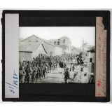 Le Sénégal. Le pays, son fleuve, ses habitants, ses ressources. L'oeuvre coloniale française. Dakar. Tirailleurs partant en colonne.