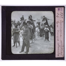 Exposition universelle 1900 1ere série SNLE 1ere boite. Panorama militaire. Les troupes coloniales.
