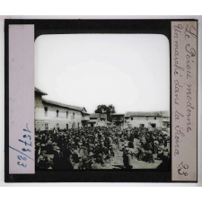 Le Pérou moderne. Un marché dans la Sierra.