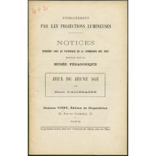 Jeux du jeune âge. Notices sur les vues.