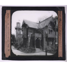 Habitation, maisons, hors série. Exposition de 1889. Histoire de l'habitation. Maison norvégienne. 