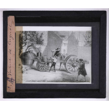 Denis Papin et la vapeur. Voiture de Cugnot.