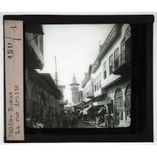 Syrie, Palestine. Damas. La rue droite.