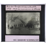 Les Pompiers. Fourgon pompe automobile. Mise en manœuvre de 6 lances.