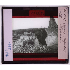 L'Aisne en 1918. Bazoches. Le château.